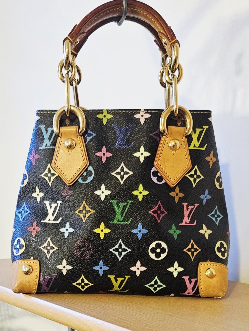 ✨️Louis Vuitton x Takashi Murakami Black Multicolor Monogram Audra Bag✨️